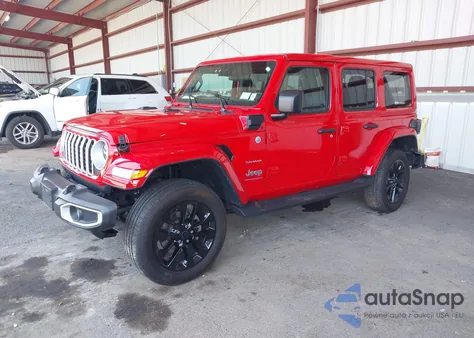 2024 Jeep Wrangler 4Xe Sahara 4Xe from USA, damaged, VIN 1C4RJXP68RW144395